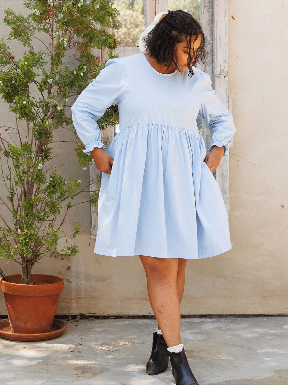 Light Blue Noble Dress
